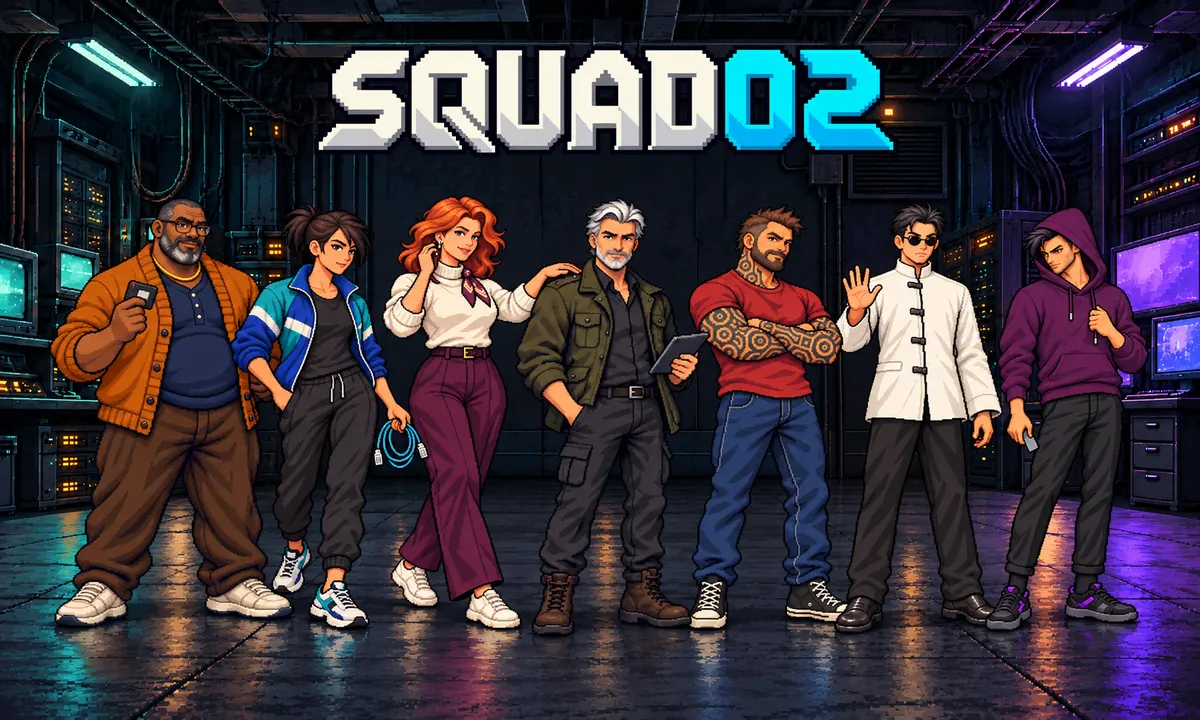 Squad02 im Rechenzentrum